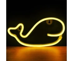 Neoninė LED lemputė BANGINIS šilta balta šikšnosparnis + USB FLNE09 Forever Light