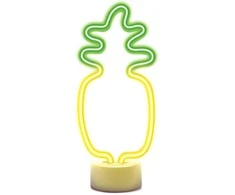 Neon LED ant stovelio Ananasas oranžinė ir žalia USB-C FSC-12 Forever Light