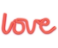 TelForceone Neon LED RGB LOVE FLRN01 + Nuotolinis valdymas Forever Light