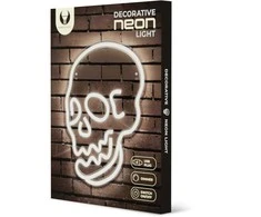 TelForceone Neon PLEXI LED Kaukolė balta FPNE07X Forever Light