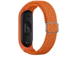Telcon Oranžinis BRAIDED BAND SMART BAND M3/M4/M5/M6 Oranžinis
