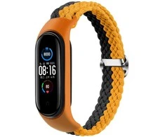 Telcon Oranžinis BRAIDED BAND SMART BAND M3/M4/M5/M6 Oranžinis-GRAY