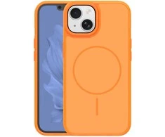 Dėklas Orange Frame Thin Mag case for iPhone 14 6,1" oranžinis