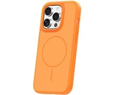 Dėklas Orange Frame Thin Mag case for iPhone 14 Pro 6,1" oranžinis