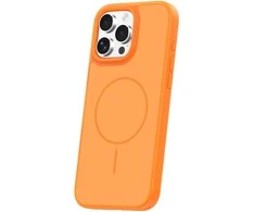 Dėklas Orange Frame Thin Mag case for iPhone 16 Pro 6,3" oranžinis