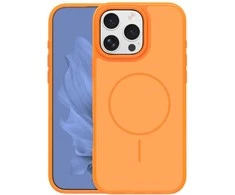 Dėklas Orange Frame Thin Mag case for iPhone 16 Pro 6,3" oranžinis