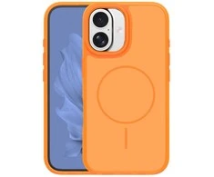 Dėklas Orange Frame Thin Mag case for iPhone 16 6,1" oranžinis