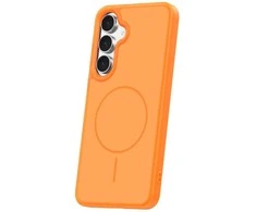 Dėklas Orange Frame Thin Mag case for Samsung Galaxy S25 oranžinis