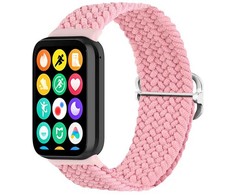 Telcon Rožinė BRAIDED STRAP MI BAND 8 PRO/M8 PRO (1) Rožinis