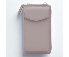 Pink PHONE BAG WITH WALLET FUNCTION (18*11*5CM) Rožinis