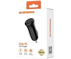 Automobilinis įkroviklis su 2 USB jungtimis Riversong Safari P5