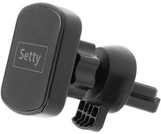 Setty Optimum Plus magnetic car holder for air vent PM-100 juodas