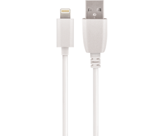 Setty USB Cable 1m 2,4A MFI Lightning baltas R