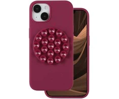 Dėklas Silicone Stick case for iPhone 15 6,1" maroon