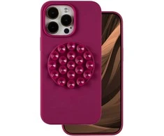 Dėklas Silicone Stick case for iPhone 15 Pro 6,1" maroon