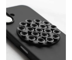 Dėklas Silicone Stick case for iPhone 15 Pro Max 6,7" juodas