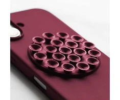 Dėklas Silikoninis lipdukas, skirtas „iPhone 17 6,3“ bordo spalvos