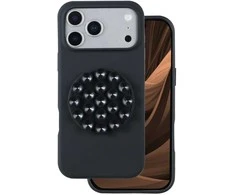 Dėklas Silicone Stick case for iPhone 17 Pro 6,3" juodas