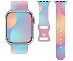 Telcon SILICONE STRAP Išmanusis laikrodis 22MM RAINBOW