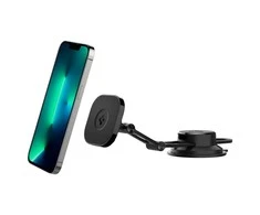 Spigen OneTap 3 MagSafe automobilinis laikiklis (prietaisų skydeliui / priekinio stiklo) ITS35-3, juodas