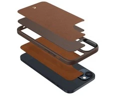 Spigen Cyrill Kajuk Mag MagSafe Apple iPhone 14 Plus dėklas telefonui rudos spalvos