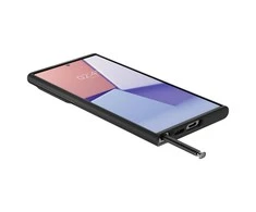 Spigen Optik Armor dėklas skirtas Samsung Galaxy S23 Ultra, spalva - Juoda