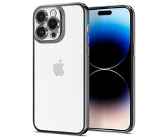 Dėklas Spigen Optik Crystal, chrominė pilka - iPhone 14 Pro Max