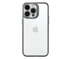 Dėklas Spigen Optik Crystal, chrominė pilka - iPhone 14 Pro Max
