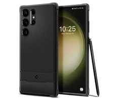 Dėklas SPIGEN RUGGED ARMOR GALAXY S23 ULTRA MATTE Juodas
