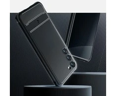 Spigen Rugged Armor Samsung Galaxy S23 dėklas telefonui matinės juodos spalvos