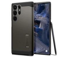Spigen Tough Armor dėklas skirtas Samsung Galaxy S23 Ultra, spalva - Gunmetal