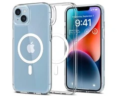 Spigen Ultra Hybrid (MagFit) dėklas skirtas Apple iPhone 14 Pro, spalva - Balta