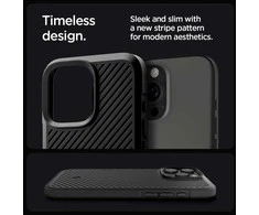 Spigen Core Armor - dėklas skirtas Apple iPhone 16 Pro Matte Juodas