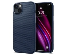 Dėklas Spigen Liquid Air, navy mėlynas - iPhone 14 Pro