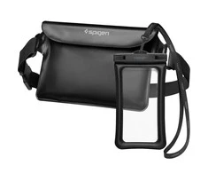 Spigen Aqua Shield A621 vandeniui atsparus dėklas hip bag + floating – juodas