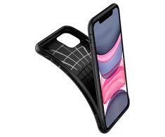 Spigen Liquid Air dėklas skirtas Apple iPhone 11, spalva - Matte Black