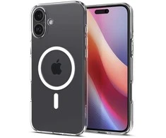 „Spigen“ dėklas LIQUID CRYSTAL MAG, suderinamas su „MagSafe“, skirtas „Apple iPhone 16 Plus“, skaidrus