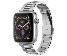 Išmaniojo laikrodžio Apple 1/2/3/4 dirželis, Sidabrinės spalvos, 42/44mm