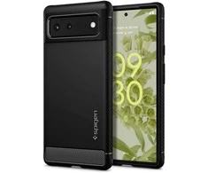 Dėklas Spigen Rugged Armor, juodas - Google Pixel 6