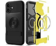 Spigen Slim Armor MagSafe Apple iPhone 16 - dėklas telefonui juodos spalvos