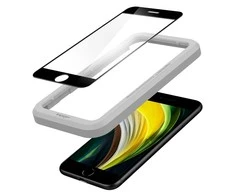 Spigen AlignMaster FC, juodas – Apple iPhone SE (2022/2020)/8/7