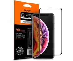 Spigen Glass FC HD 1 Pack, juodas - iPhone 11 Pro Max/iPhone XS Max