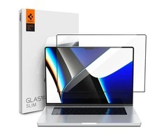 „Spigen Glas.tR Slim“ 1 pakuotė – „MacBook Pro 14“ M4 2024/M3 2023/M2 2023/M1 2021