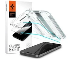 Apsauginis stiklas Spigen GLAS.TR „EZ FIT” 2-PACK Apple iPhone 15 PLUS CLEAR