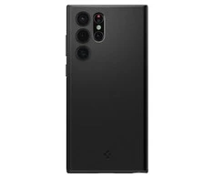 Dėklas Spigen Thin Fit, juodas – Samsung Galaxy S22 Ultra