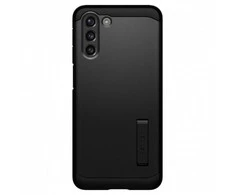 Dėklas Spigen Tough Armor, juodos spalvos – Apple iPhone SE