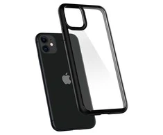 Spigen Ultra Hybrid dėklas skirtas Apple iPhone 11, spalva - Matte Black
