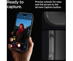 Spigen Ultra Hybrid Apple iPhone 16 Pro Max – dėklas telefonui juodos matinės spalvos