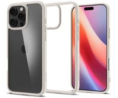 Dėklas Spigen Ultra Hybrid, natural titanium – Apple iPhone 16 Pro