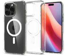 Spigen Ultra Hybrid Mag MagSafe Apple iPhone 16 Pro Max – dėklas telefonui baltos spalvos